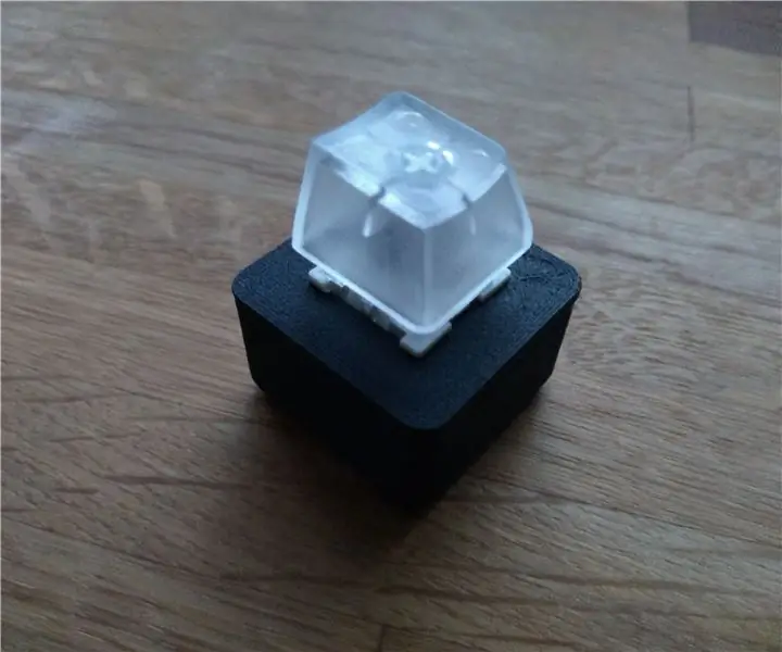 Tastatură USB RGB cu un singur buton: 6 pași (cu imagini)