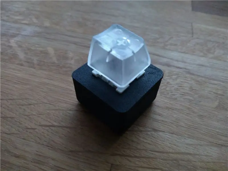 RGB USB -tastatur med én knapp