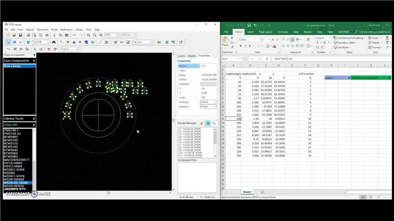 PCB dizainas Pirma dalis! LED išdėstymas