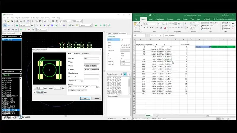 PCB -design del en! LED plassering