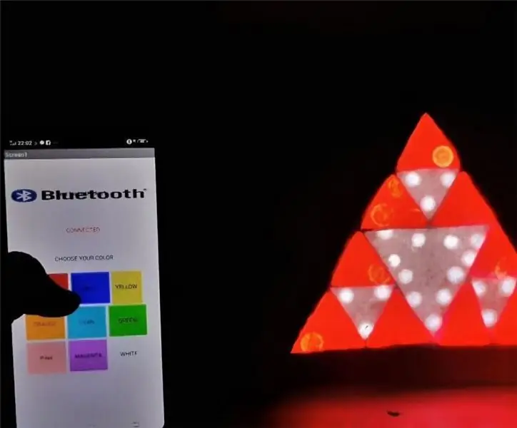 MAAK KLEUREN MET SIERPINSKI'S DRIEHOEK EN SLIMME TELEFOON: 11 stappen