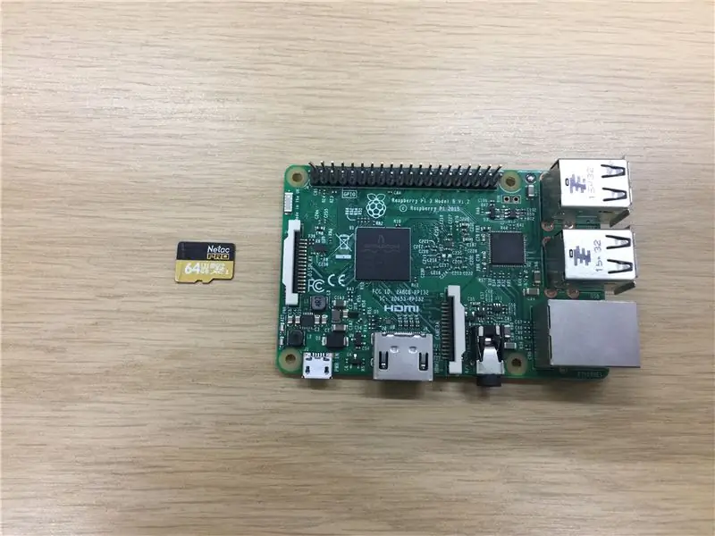 Die opstel van die Raspberry Pi