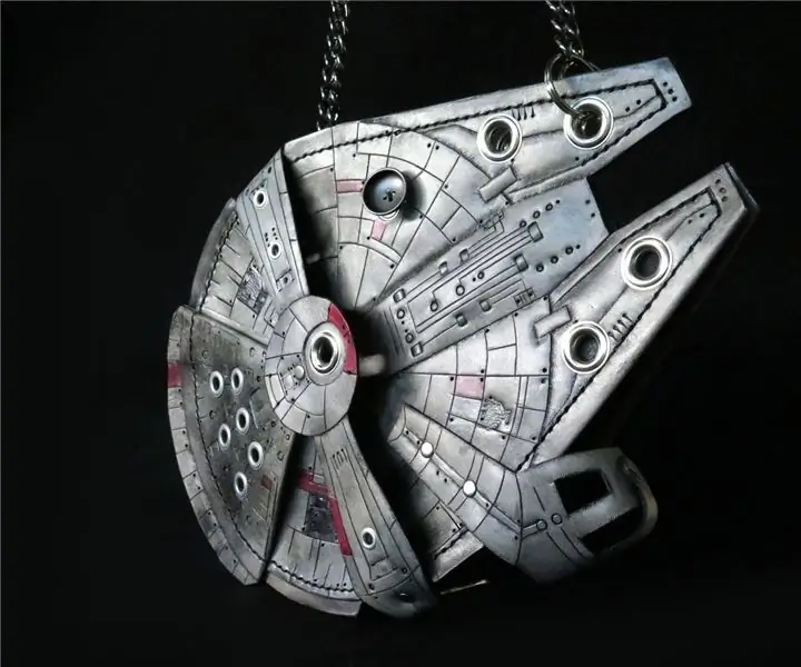 DIY Millennium Falcon torbica: 26 koraka (sa slikama)