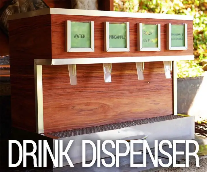 Dispenser Minuman Kayu Elektrik