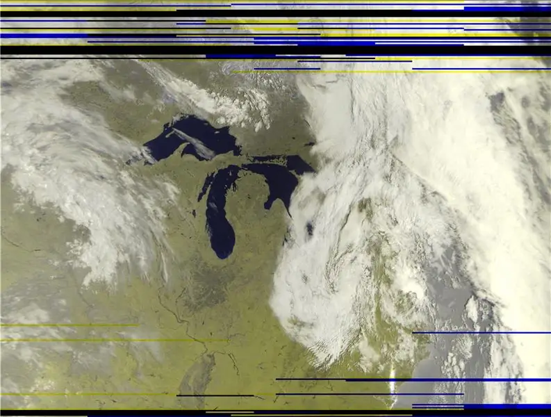 Receptor Raspberry Pi NOAA și Meteor-M 2