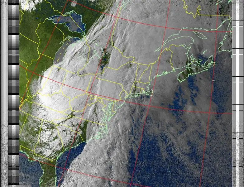 Receptor Raspberry Pi NOAA e Meteor-M 2