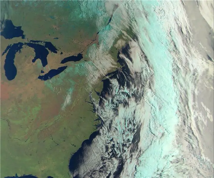 Prijímač Raspberry Pi NOAA a Meteor-M 2: 6 krokov