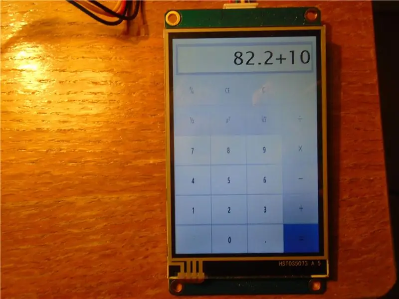 Nextion/Arduino Calculator