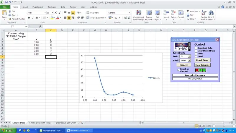 การส่งข้อมูลไปยัง Excel