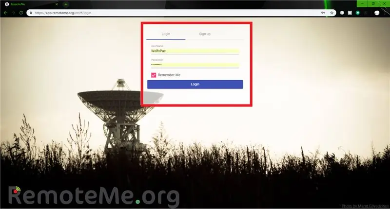 تنظیم متغیرها در RemoteMe