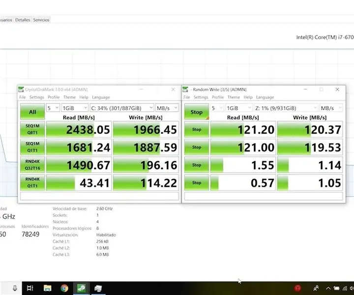 Lenovo Y700 NVMe Gen3 kiiruse avamine: 4 sammu