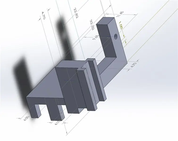 Projekt 3D: zespół serwomechanizmu - podstawa do serwomechanizmu