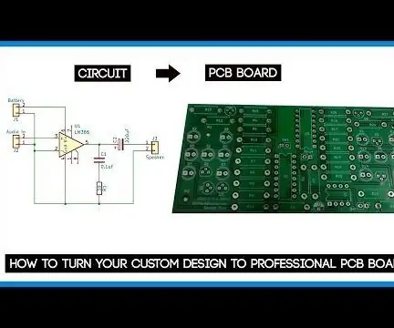 Làm thế nào để biến thiết kế của bạn thành bảng PCB chuyên nghiệp. Phương pháp tiếp cận của tôi: 9 bước