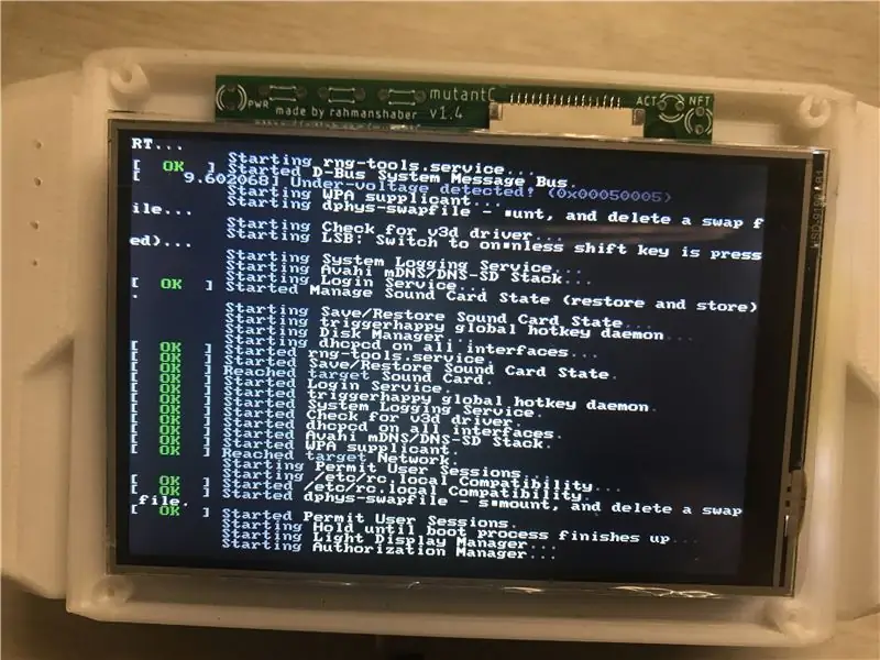 Τώρα εγκαταστήστε το Raspbian και εγκαταστήστε το πρόγραμμα οδήγησης LCD