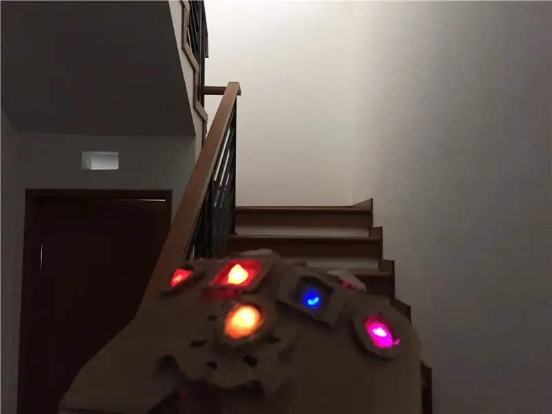 Infinity Gauntlet Controlled Home Automation