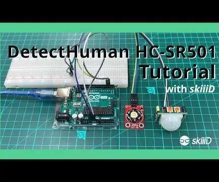 Sådan bruges Detect Human HC-SR501: 9 trin