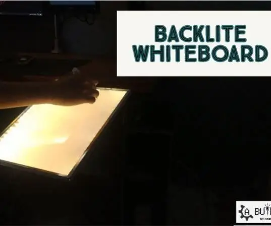 Backlite Beyaz Tahta Nasıl Oluşturulur: 4 Adım