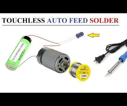 Pistol Solder Suapan Auto Buatan Sendiri untuk Besi Solder DIY: 3 Langkah