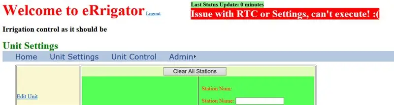 Ihr ERrigator-Status