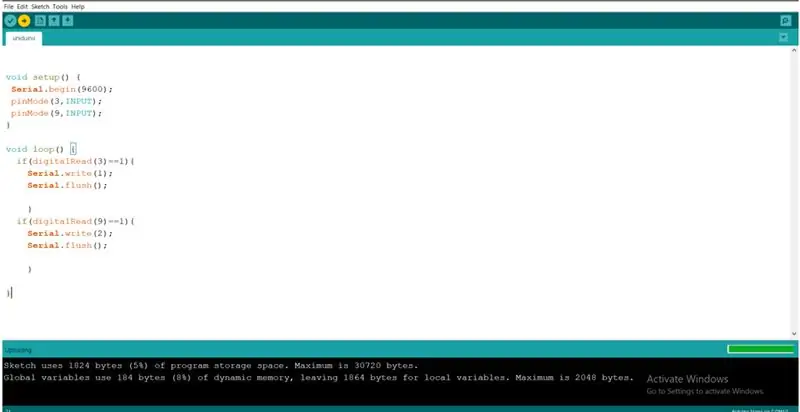 การเชื่อมต่อ Arduino กับพอร์ตอนุกรม