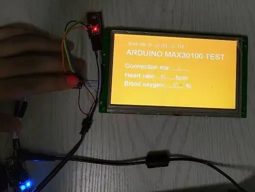 LCD displeyda yurak urish tezligini Arduino yordamida ko'rsatish