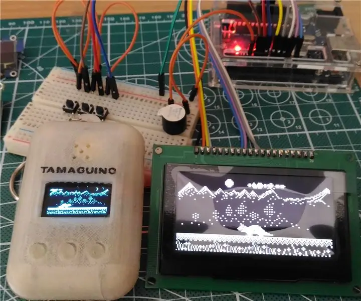 Tamaguino -opdatering med kæmpe OLED: 4 trin