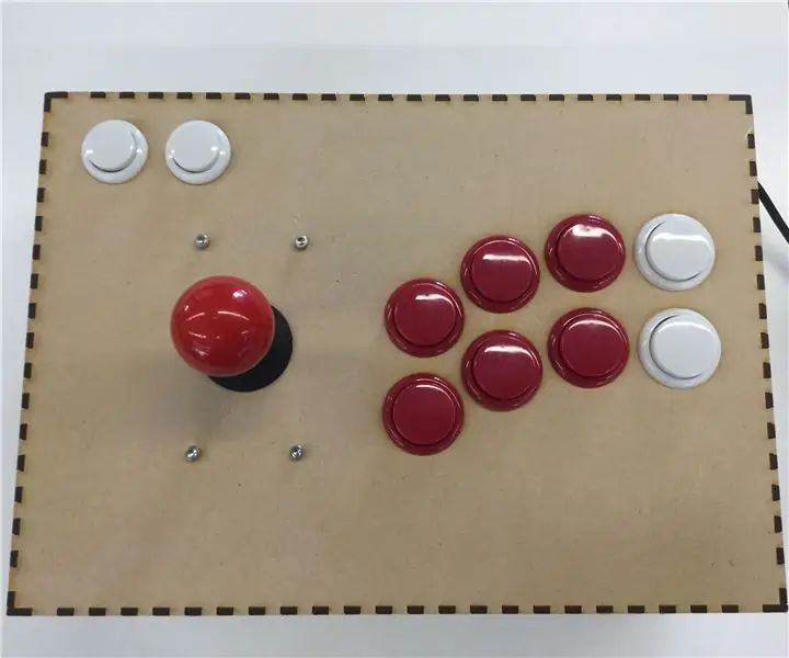 Arcade Stick untuk PC dan Raspberry Pi: 5 Langkah