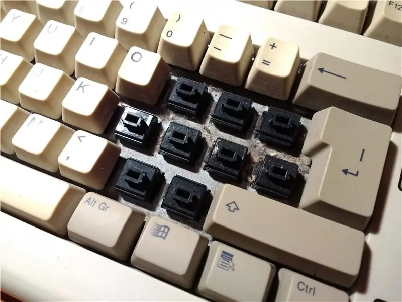 Loại bỏ các Keycaps