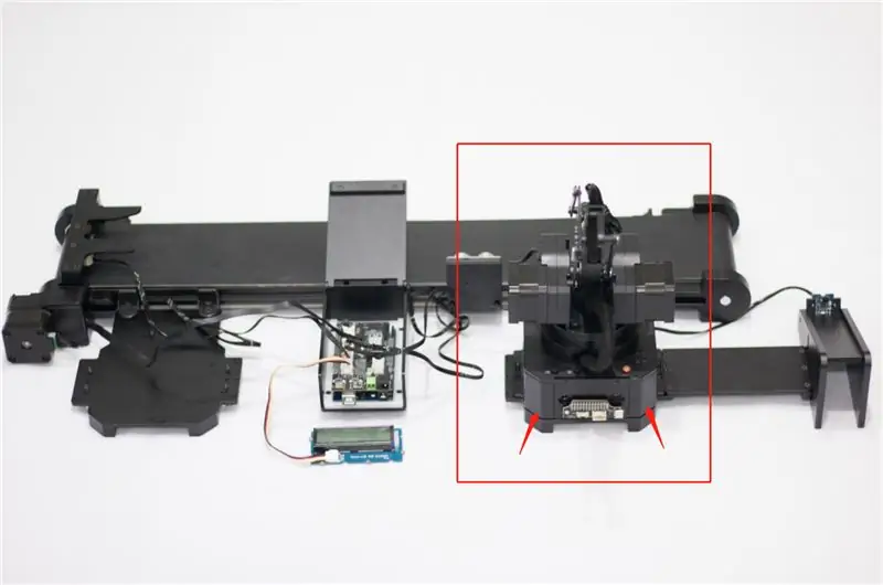 Instal·leu UArm Swift Pro: col·loqueu UArm Swift Pro a l'estator hermèticament