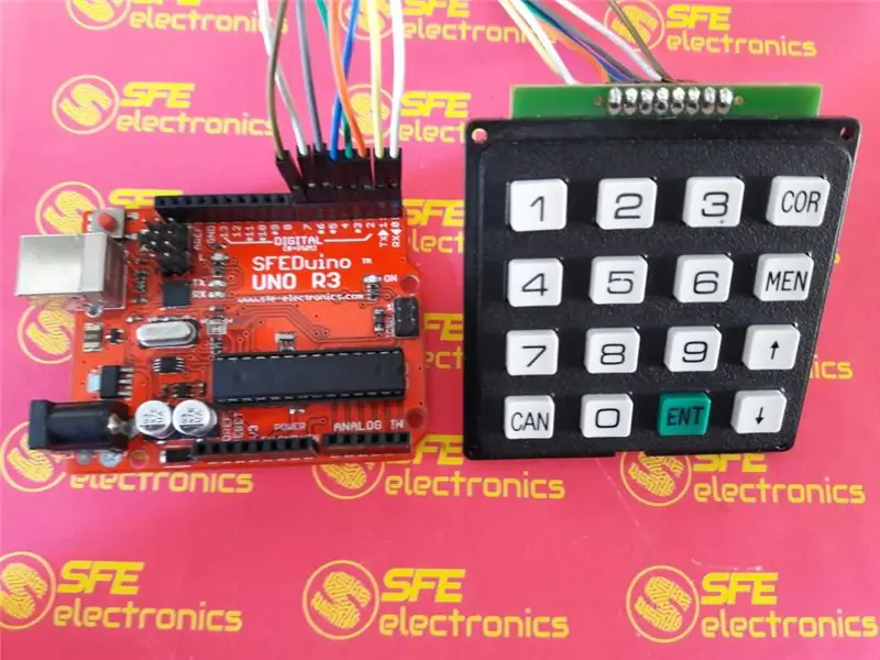 Akses Keypad 4x4 Dengan Arduino