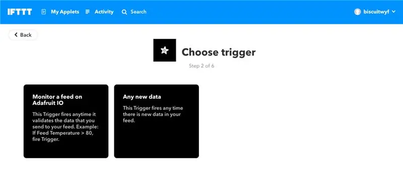 Iestatīšana - Adafruit IO, IFTTT