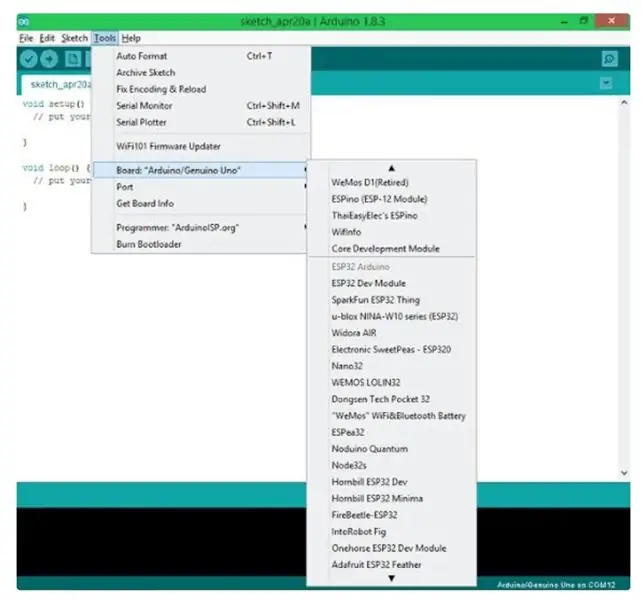 Instal PAPAN ESP32 di Arduino IDE