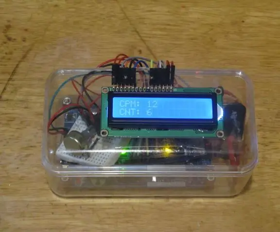 Compteur Geiger Arduino DIY : 12 étapes (avec photos)