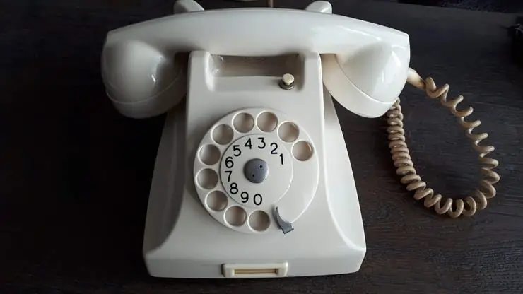 4. lépés: Vintage telefon- és hangkészlet