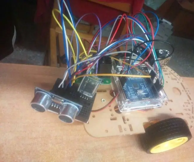 Arduino Ultrasonic Mobile Sonar: 7 βήματα (με εικόνες)