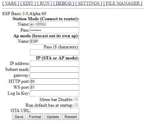 Seadistage Esp8266 oma WiFi -sse sisselogimiseks