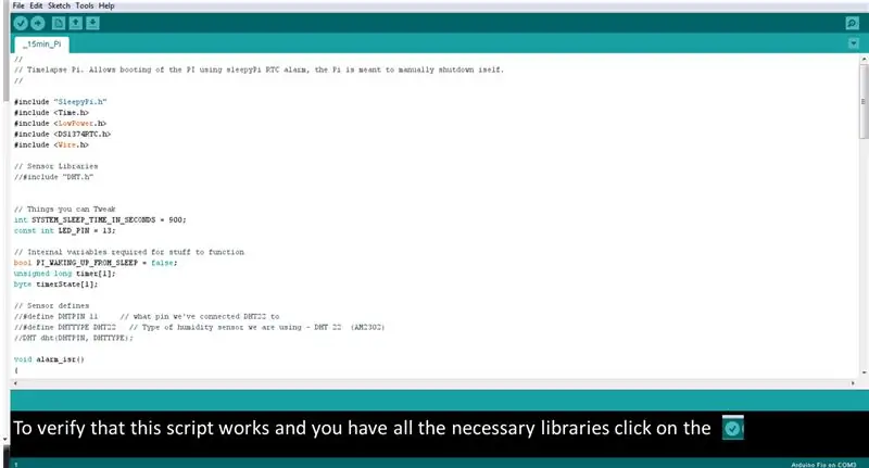 Etapa 4. Carregar programa para Sleepy Pi