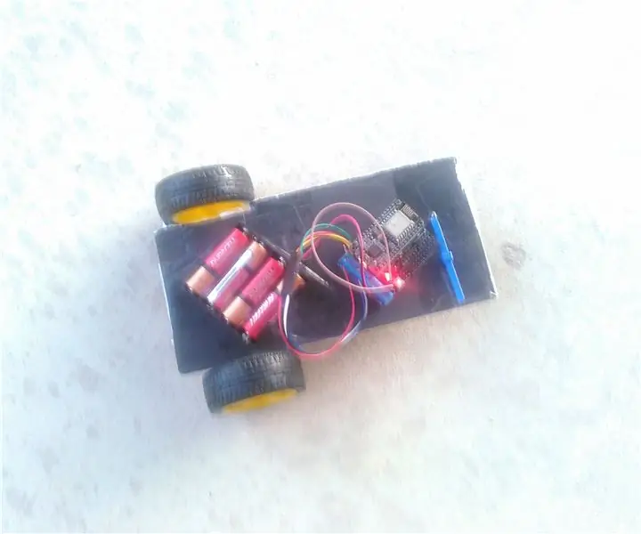 ESP8266 Robotbil programmeret med ESP8266 Basic: 18 trin (med billeder)