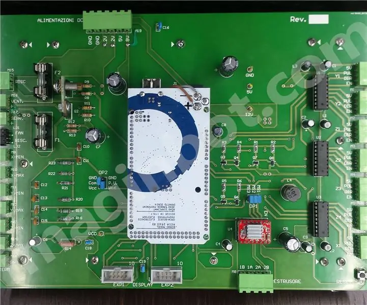 Beheerder Imaginbot vir 1 kubieke meter 3D -drukker: 22 stappe