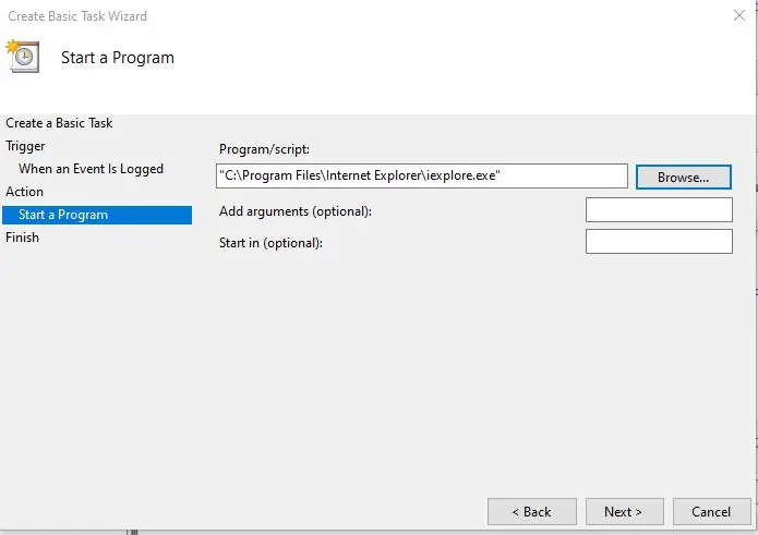 Inicie um programa automaticamente ao conectar um laptop a uma docking station