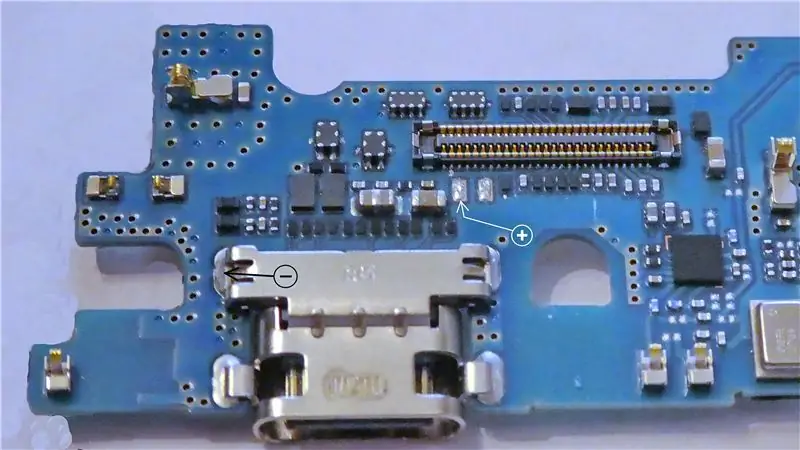 Trouvez un endroit pour souder le +5 Vdc et la terre