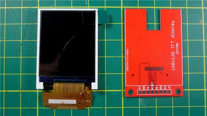 การเตรียมหน้าจอ TFT Pcb