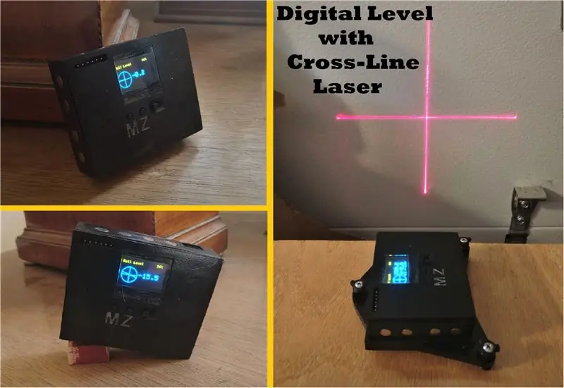 Digitaalne nivoo ristjoonelise laseriga