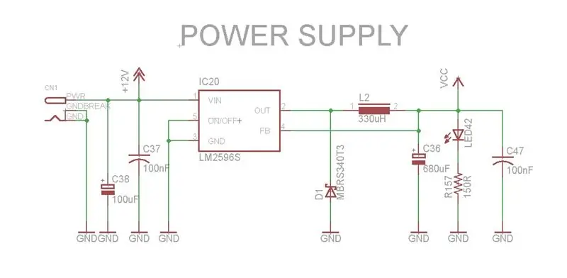 Power և RTC և կոճակներ