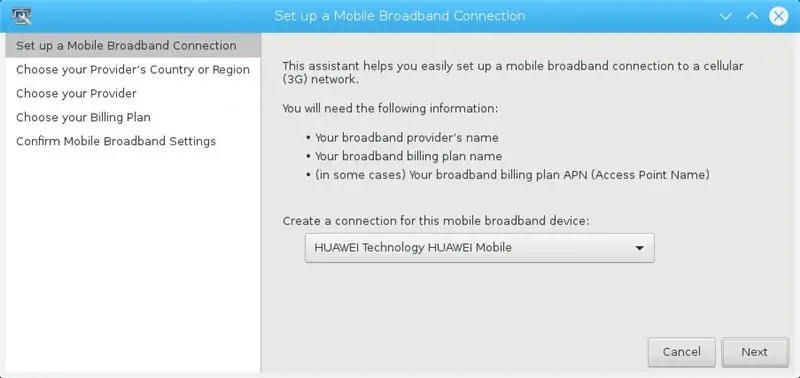 ติดตั้ง Dongle USB 3G/4G