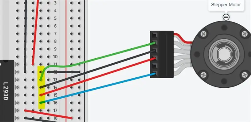 Conecte o motor ao driver