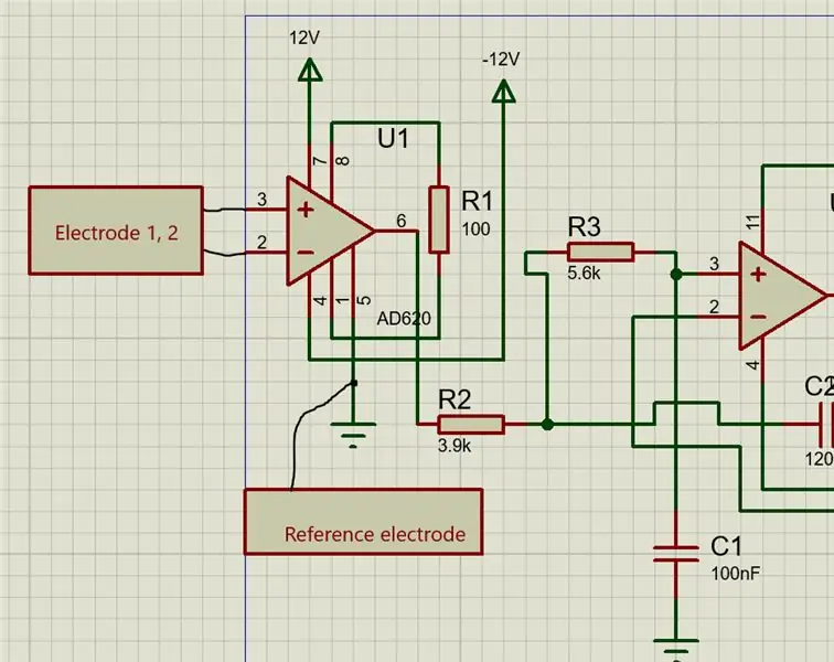 (MyoWare ছাড়া) সার্কিট এবং Arduino ইলেক্ট্রোড সংযোগ করুন