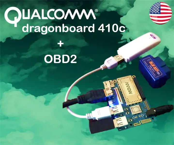 DragonBoard en OBD2: 12 stappe