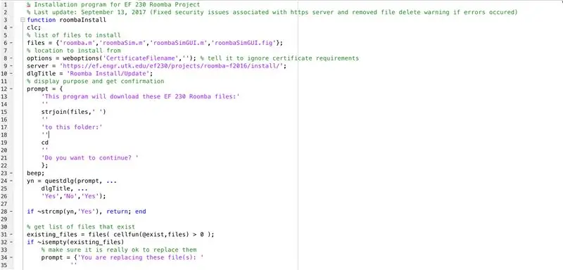 ดาวน์โหลด Roomba Toolboxes สำหรับ MATLAB