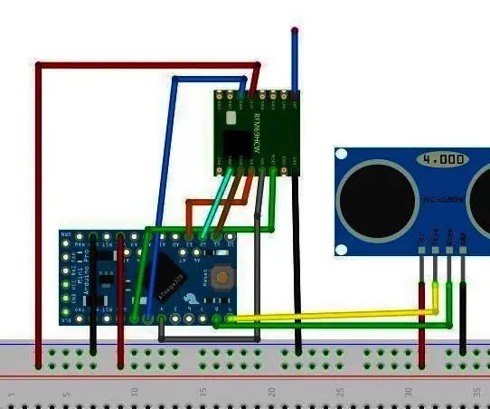 חיישן רמת טנק LORA: 6 שלבים